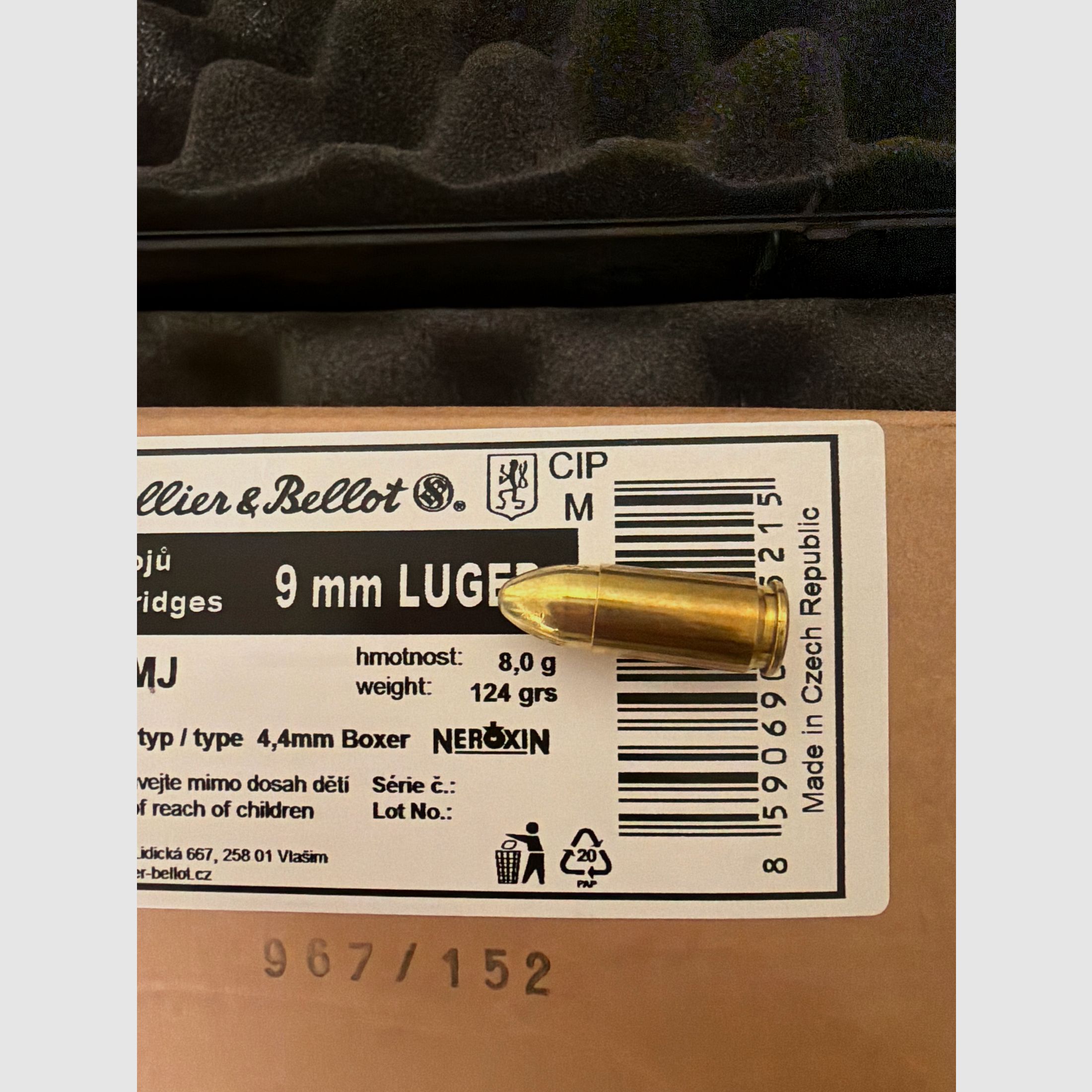 9mm Luger von Sellier & Bellot