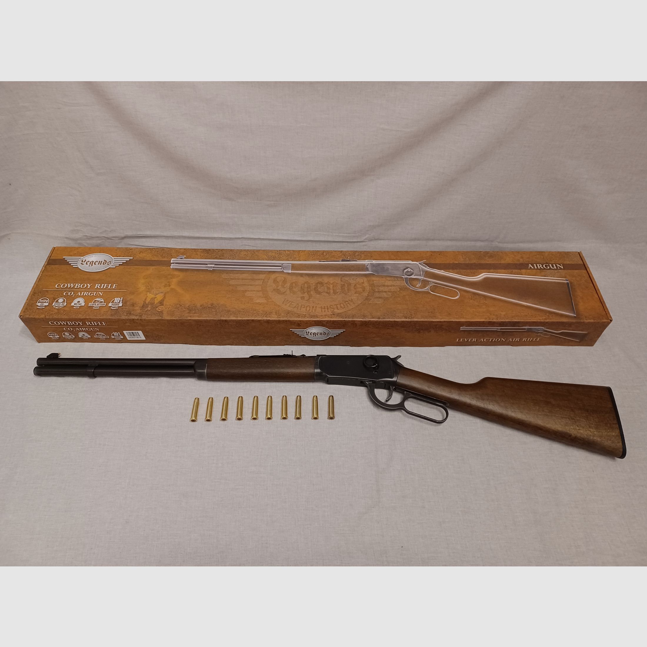 Legends Cowboy Rifle / antik / 4,5 mm BB / CO2 / Gewehr / OVP (144)