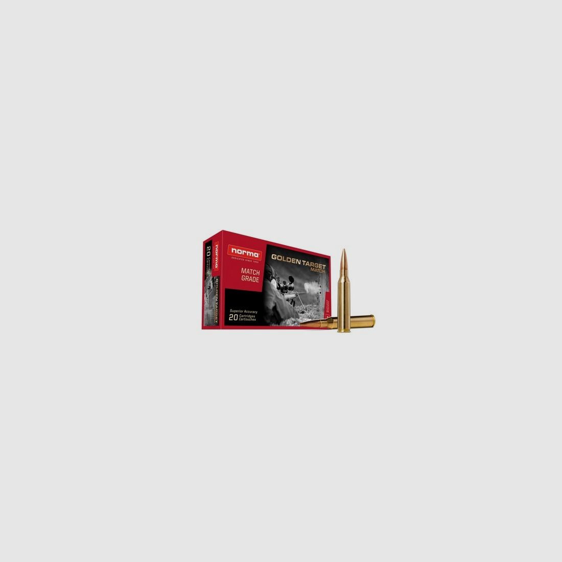 .338 Lapua Mag. Norma Golden Target Match 16.2g / 250grs.