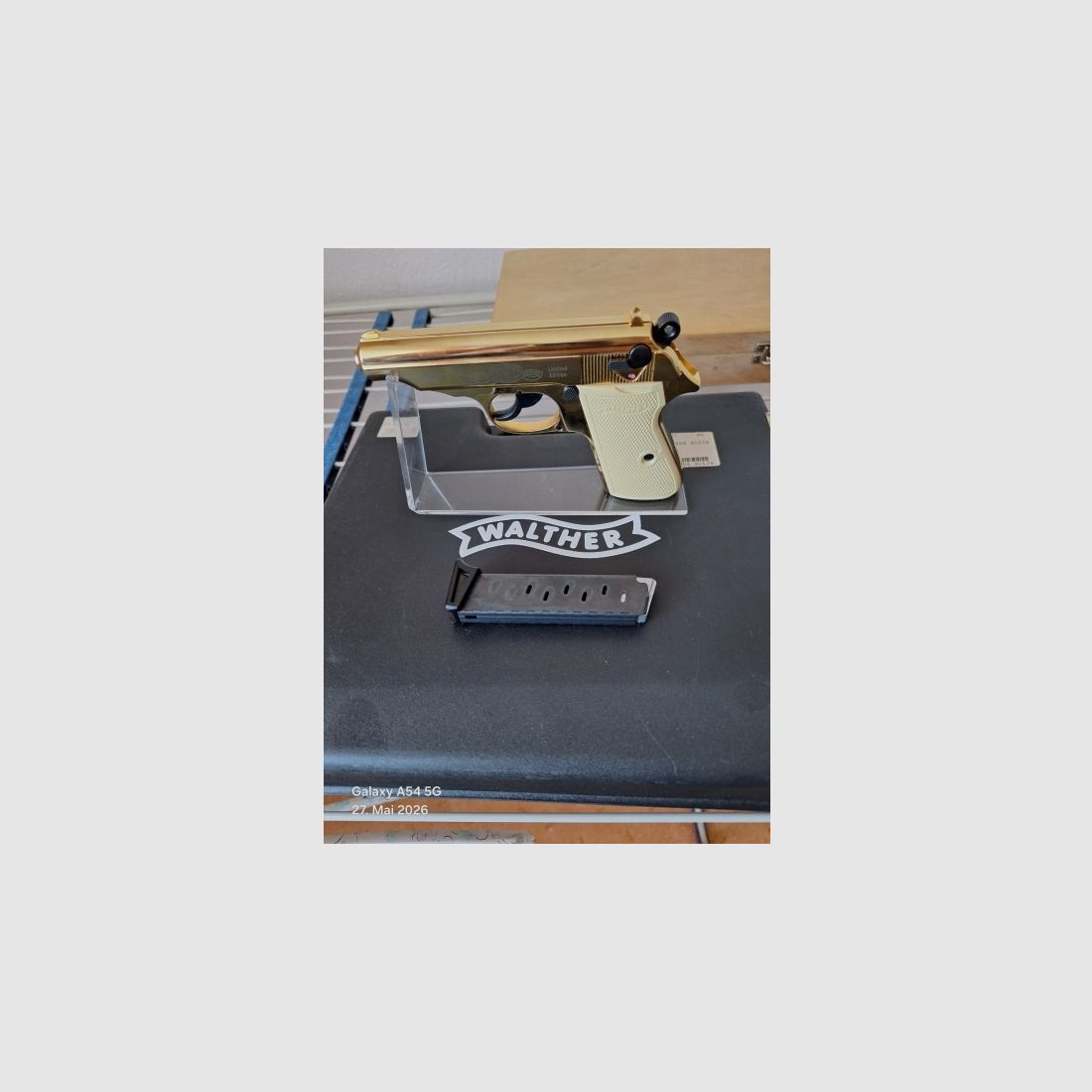 ME P 08 kal. 9mm PAK  eksponat nie strzelany