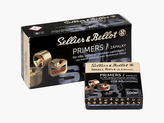 SELLIER & BELLOT PRIMERS - SMALL RIFLE - 4.4 MM - BOXER
