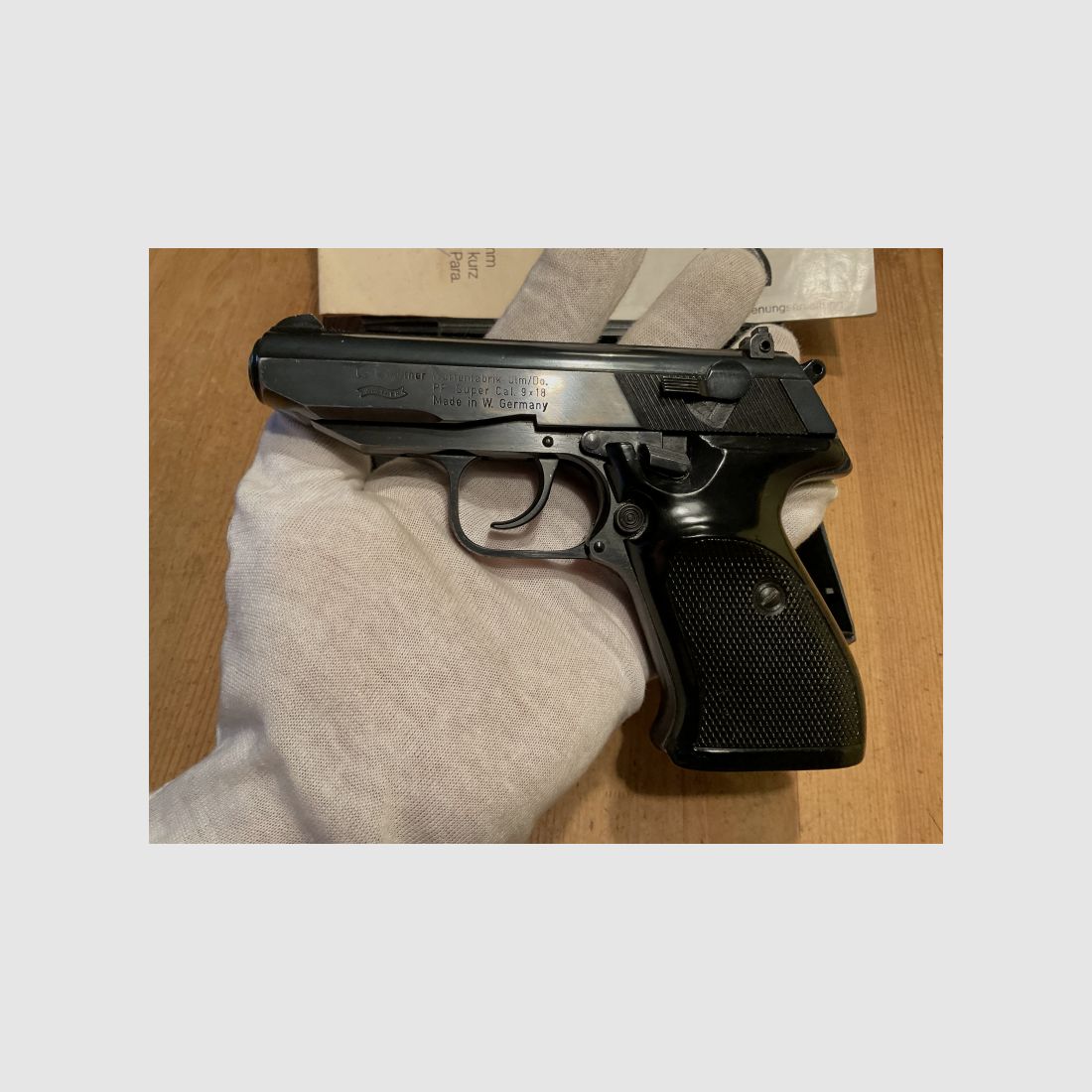 Pistole Walther PP SUPER im Kaliber 9x18 SNR 13250