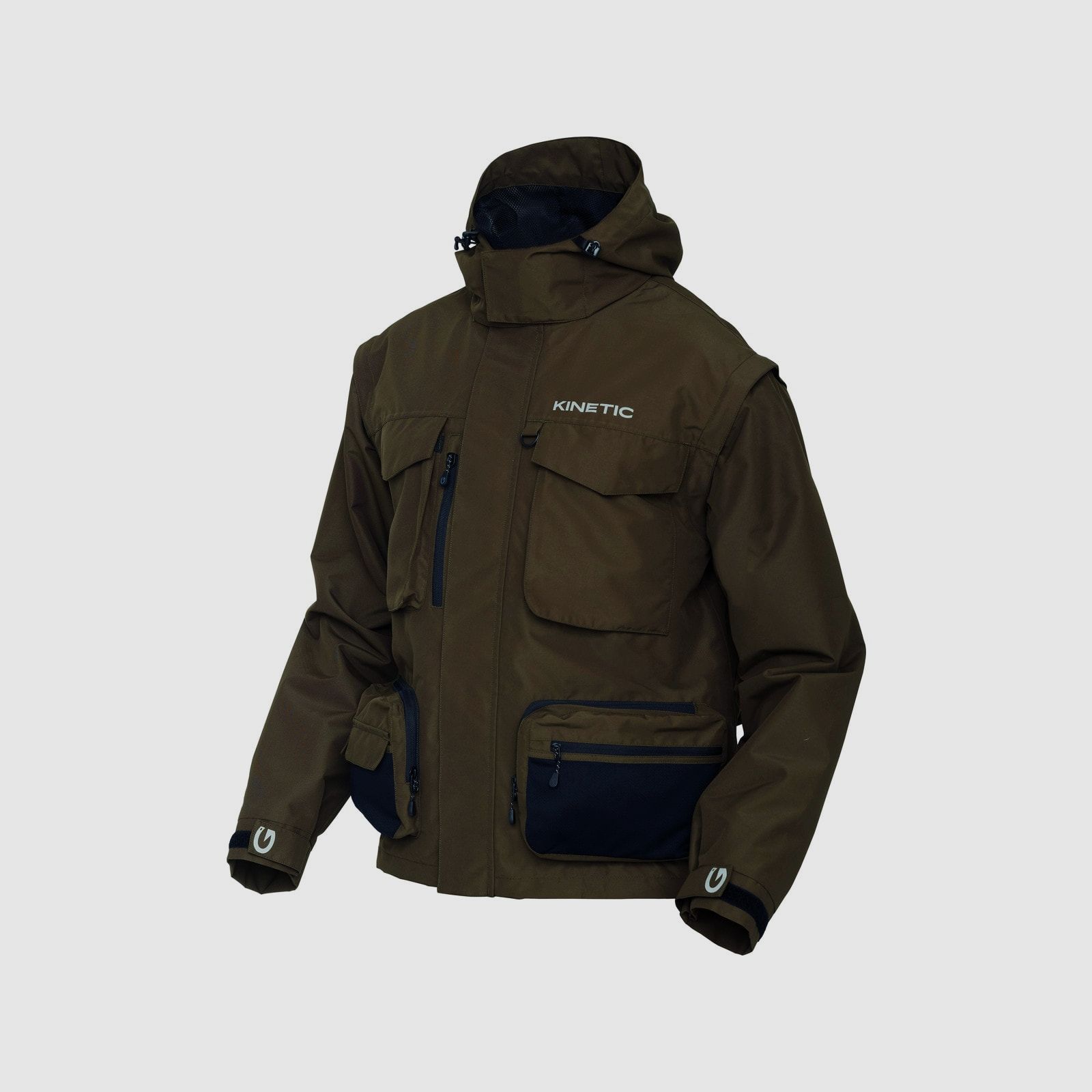 Kinetic STRIDER ZIP-OFF JACKET XL OLIVE
