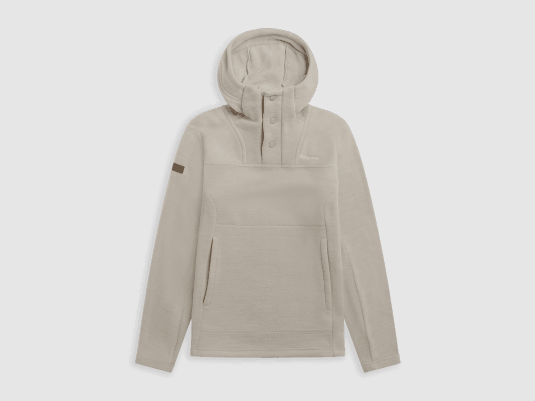 Bergans Hareid Fleece Hoodie Women Coastal Sand XL