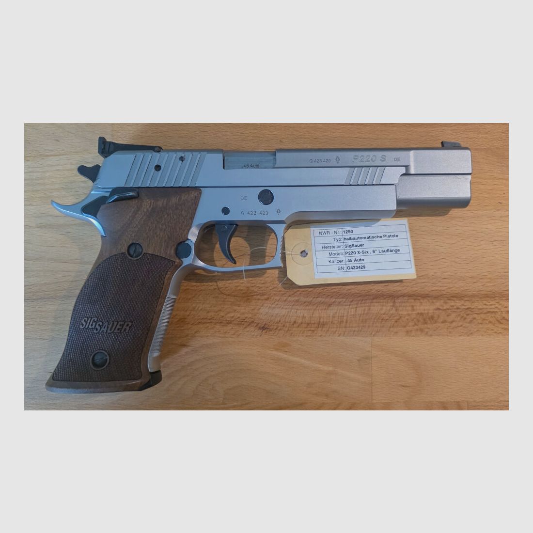 SigSauer P220S X-Six