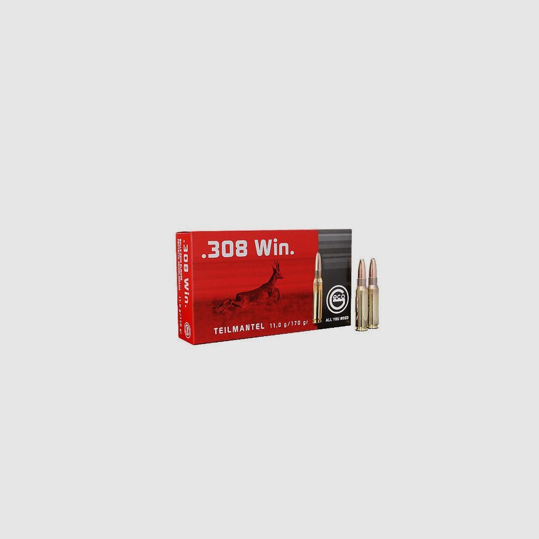 Geco .308 Win. Softpoint 11,0g/170gr, Bild 2 von 4