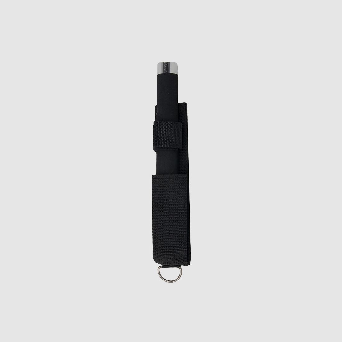 Teleskop Schlagstock Abwehrstock 26 Zoll LĂ¤nge 65 cm Stahl chrom inklusive Holster (P18)