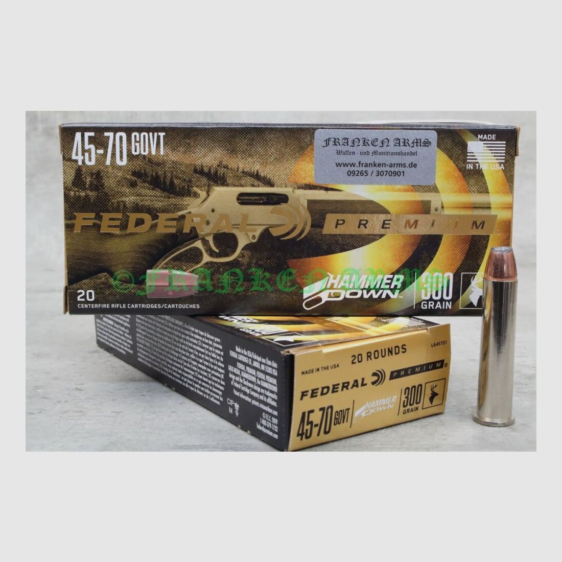 Federal Premium HAMMER DOWN .45-70 Govt. 300gr. 19,4g 20 Stück Staffelpreis