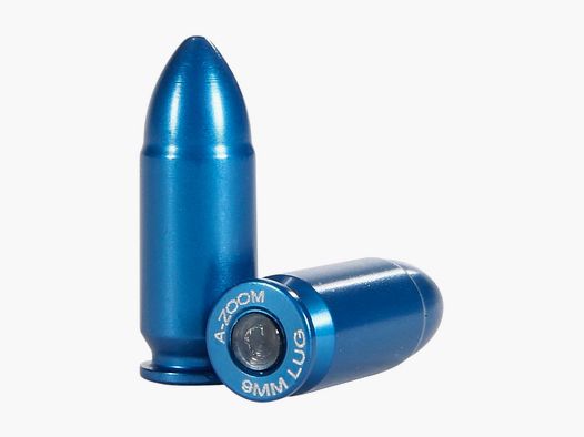 A-Zoom - Amunicja Treningowa - Kaliber 9x19mm - Niebieska (10 szt)