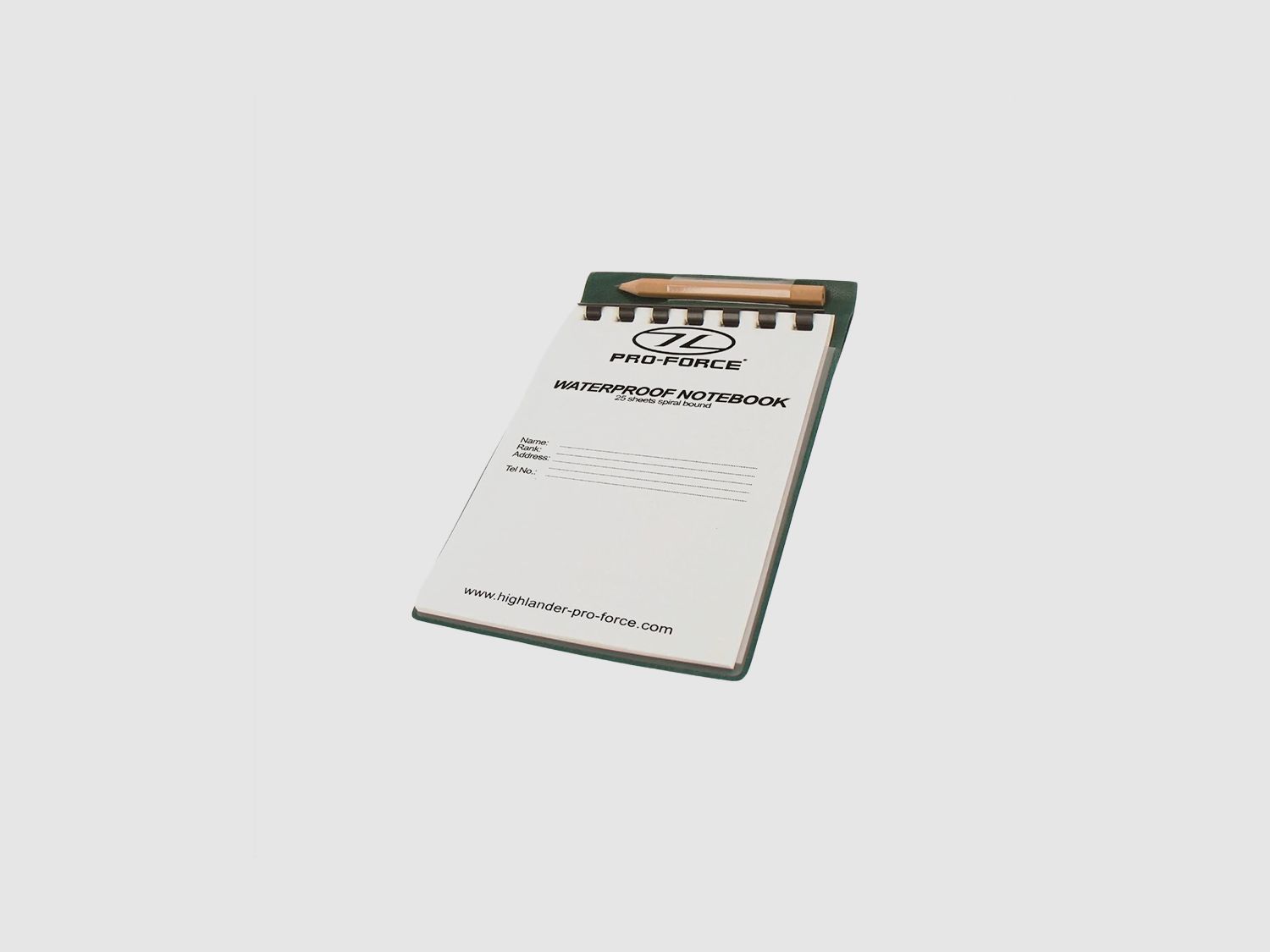 Bloc de notas impermeable Highlander Forces 15x10,5 cm