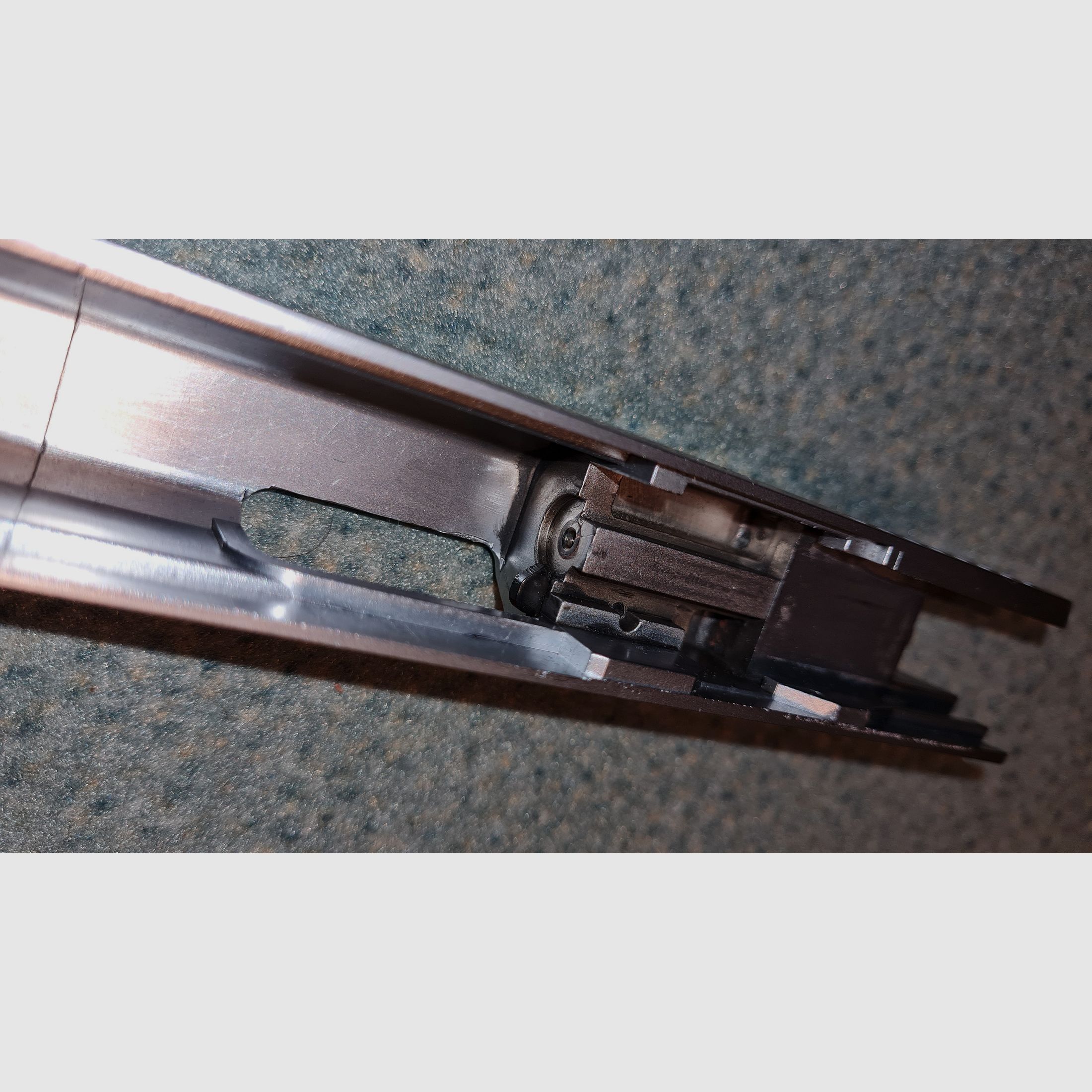 Röhm RG 96 Schreckschuss Pistole vernickelt