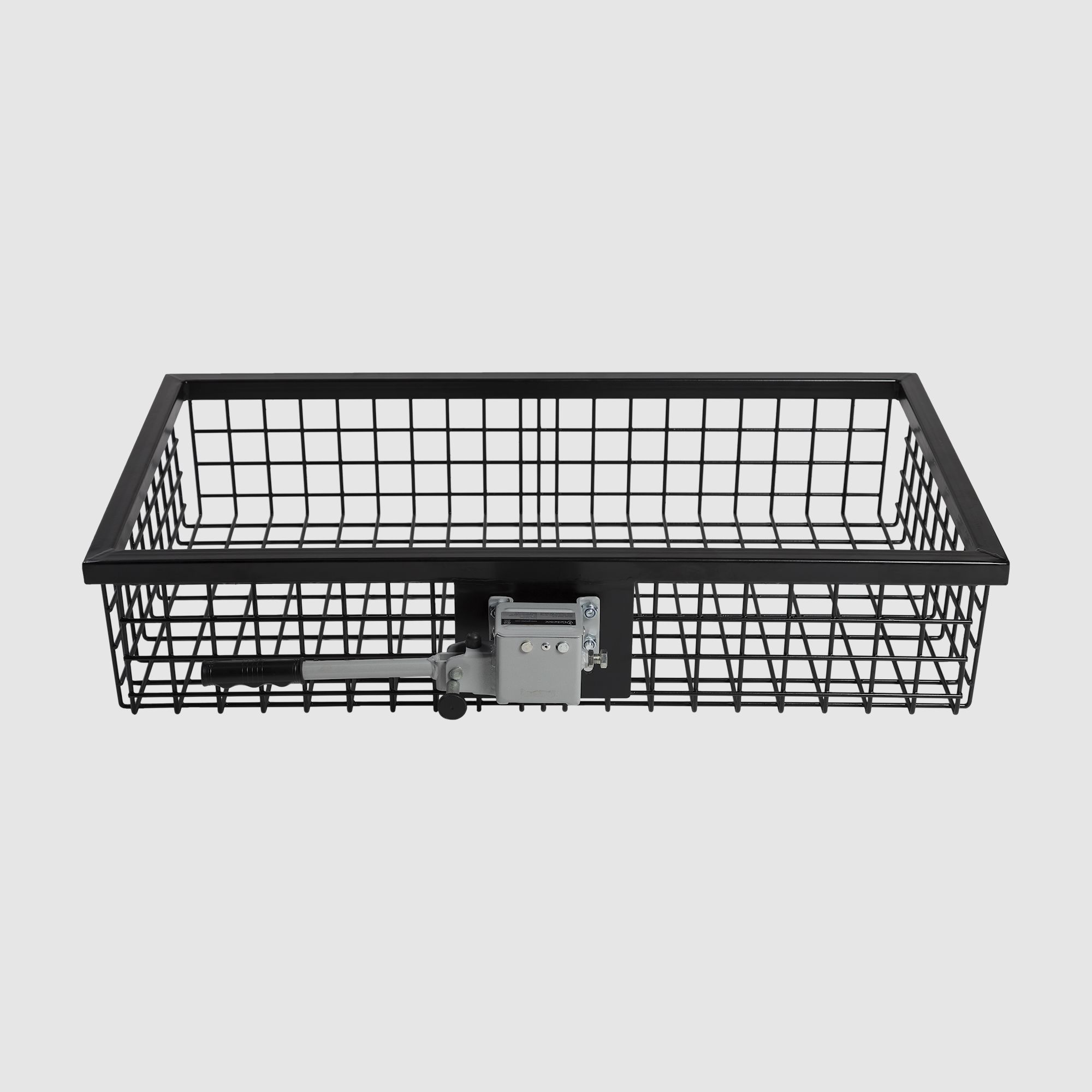 Gehetec Transportkorb Maxi (extra tief & schwarz lackiert)