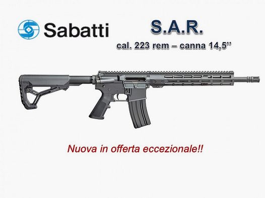 SABATTI SAR cal.223 rem cañón 14,5 nuevo en oferta