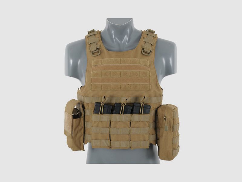 Lightweight AAV FSBE Assault Vest System V2 - Coyote [8FIELDS]