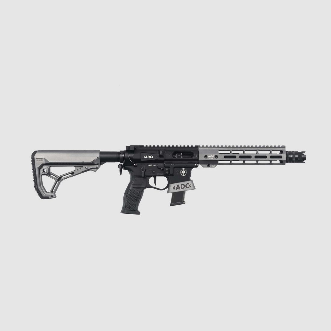 BÜCHSE ADC AR9 KAL. 9X19 9,5" CERBERUS SILBER, Bild 2 von 6