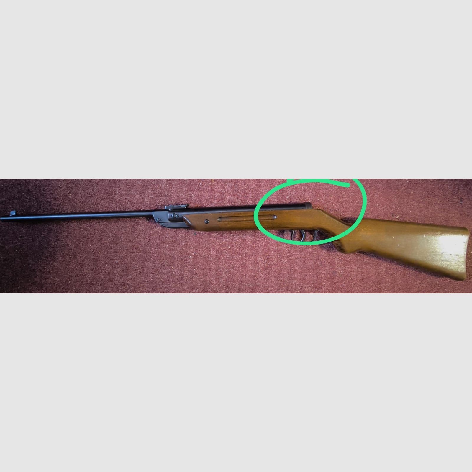 Diana 25, Kaliber 4,50mm ohne F Zeichen, Made in Westdeutschland, Luftdruckgewehr im Top Zustand!!!