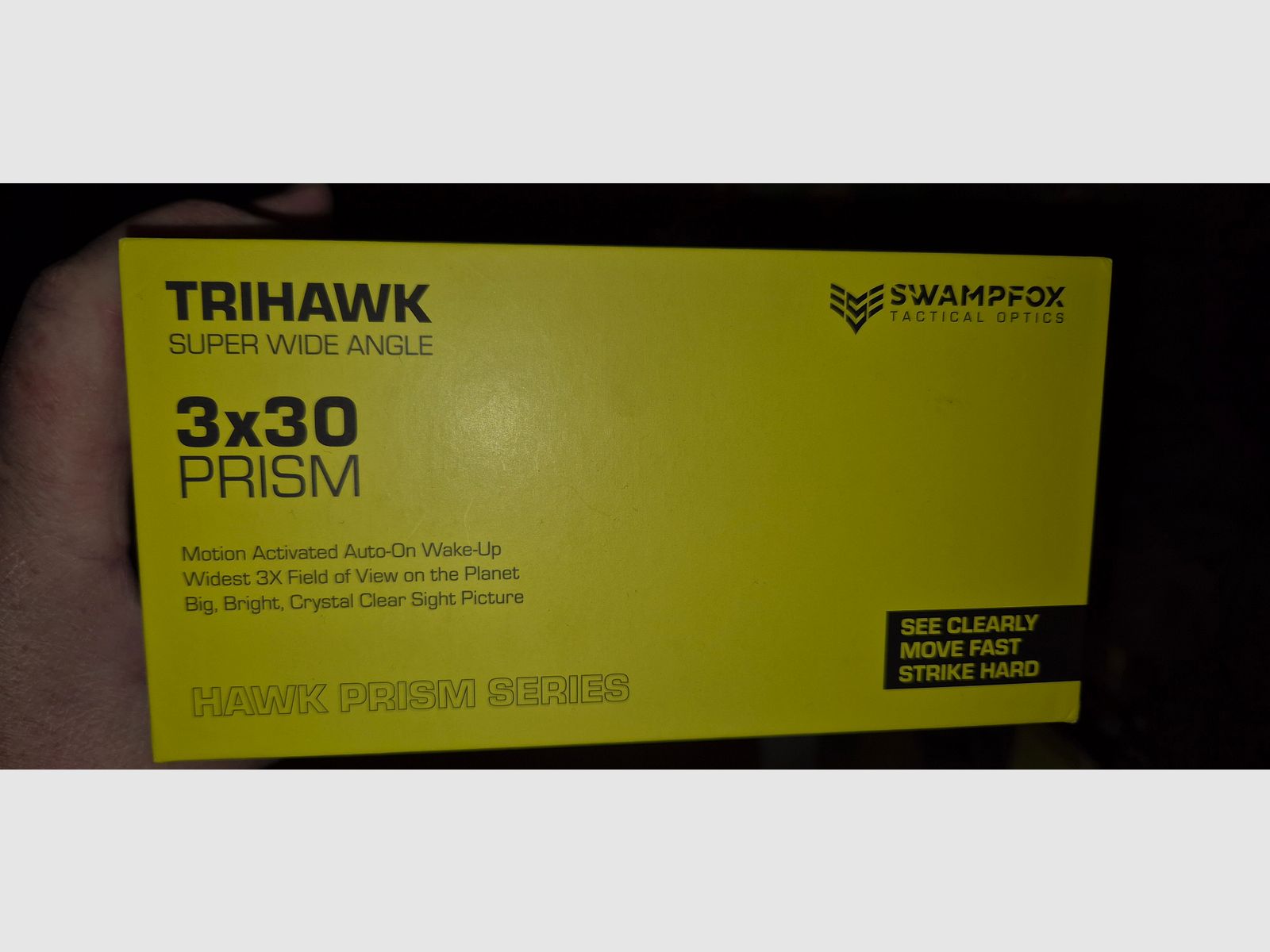 Swampfox Trihawk 3x Prism Scope Zielfernrohr, hervorragendes Sichtfeld