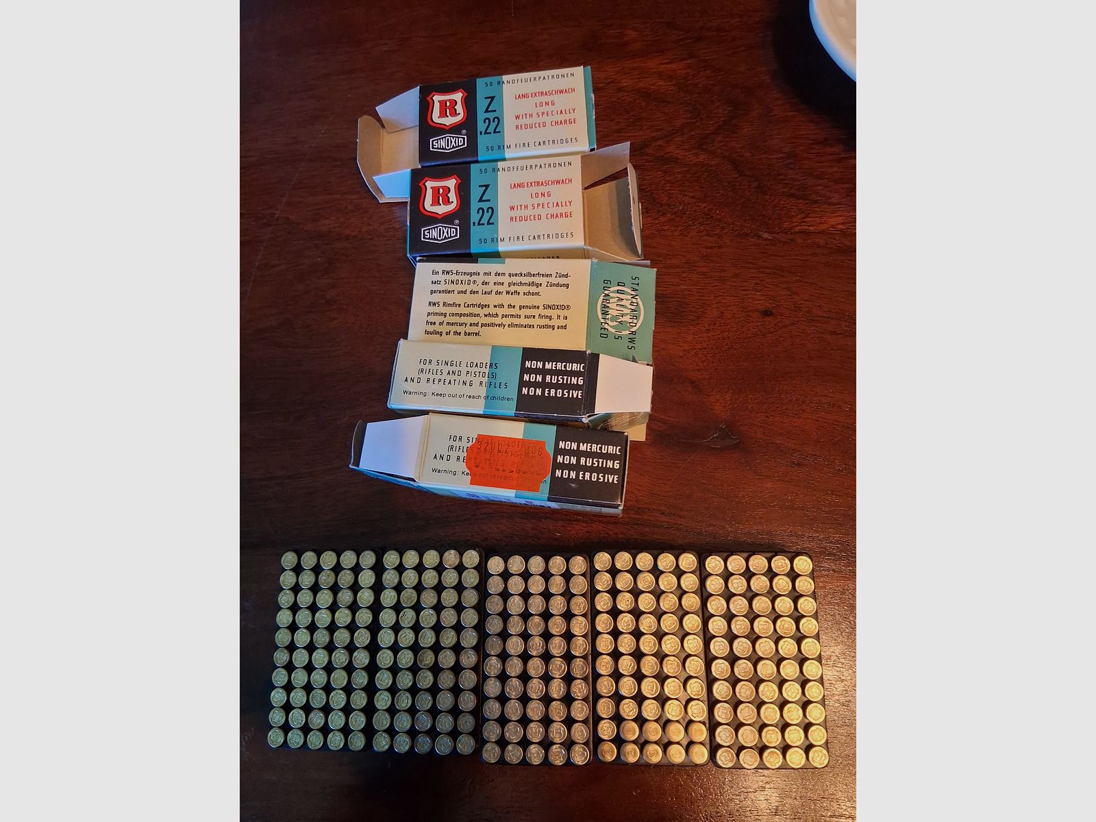 250 pcs. RWS Dynamit Nobel Z.22 Long Extra Weak