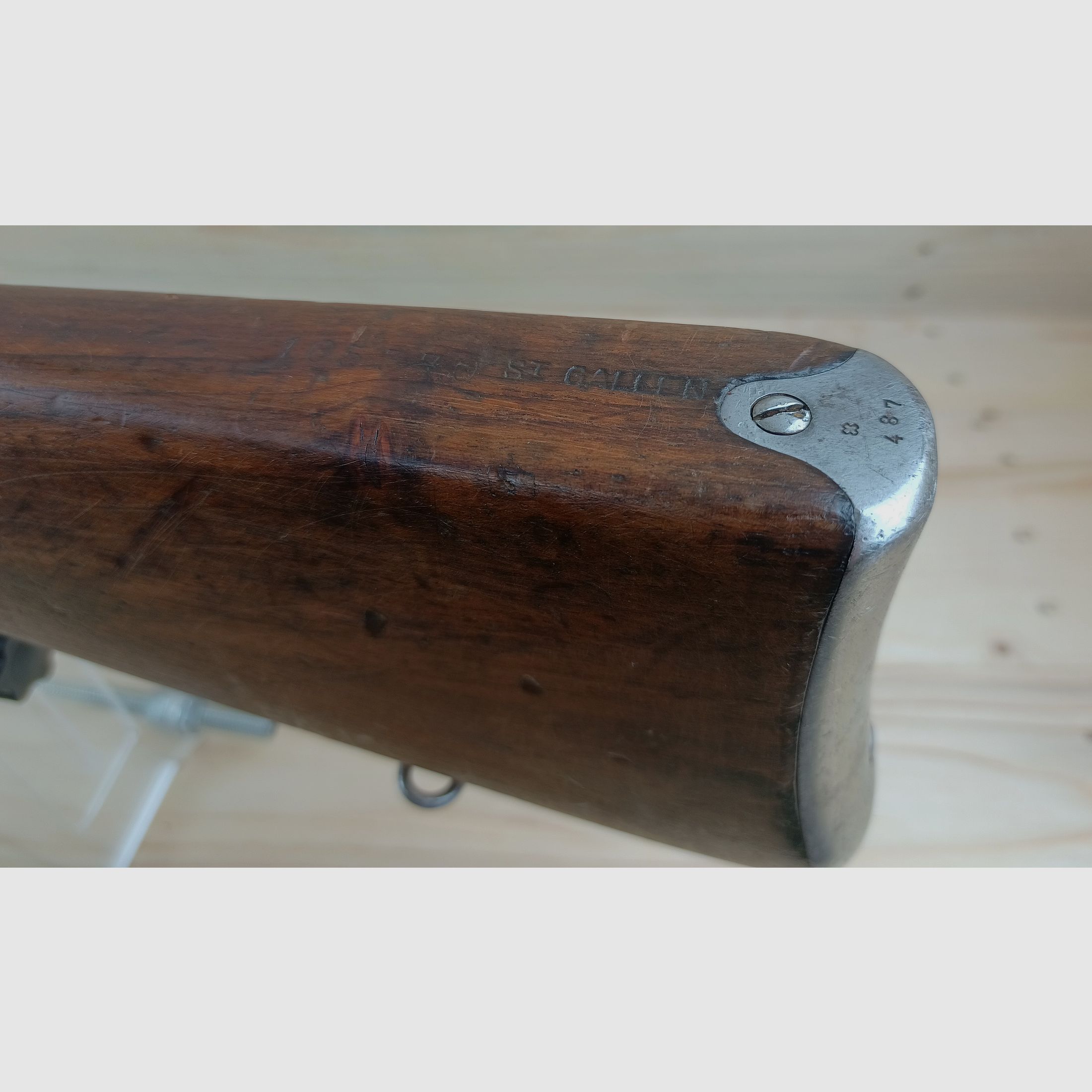Schmidt Rubin G11, Kal. 7,5x55 Swiss *gültiger deutscher Beschuss*