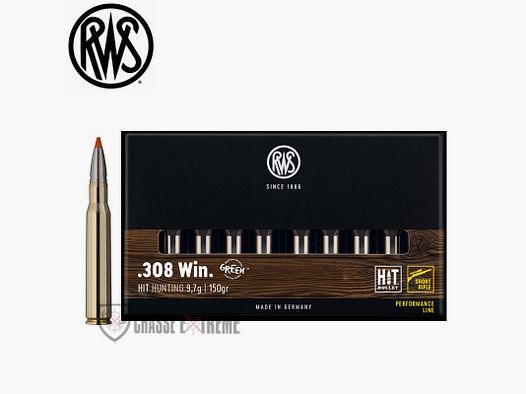 20 nabojów RWS kal. 308 Win 150gr Hit Short Rifle
