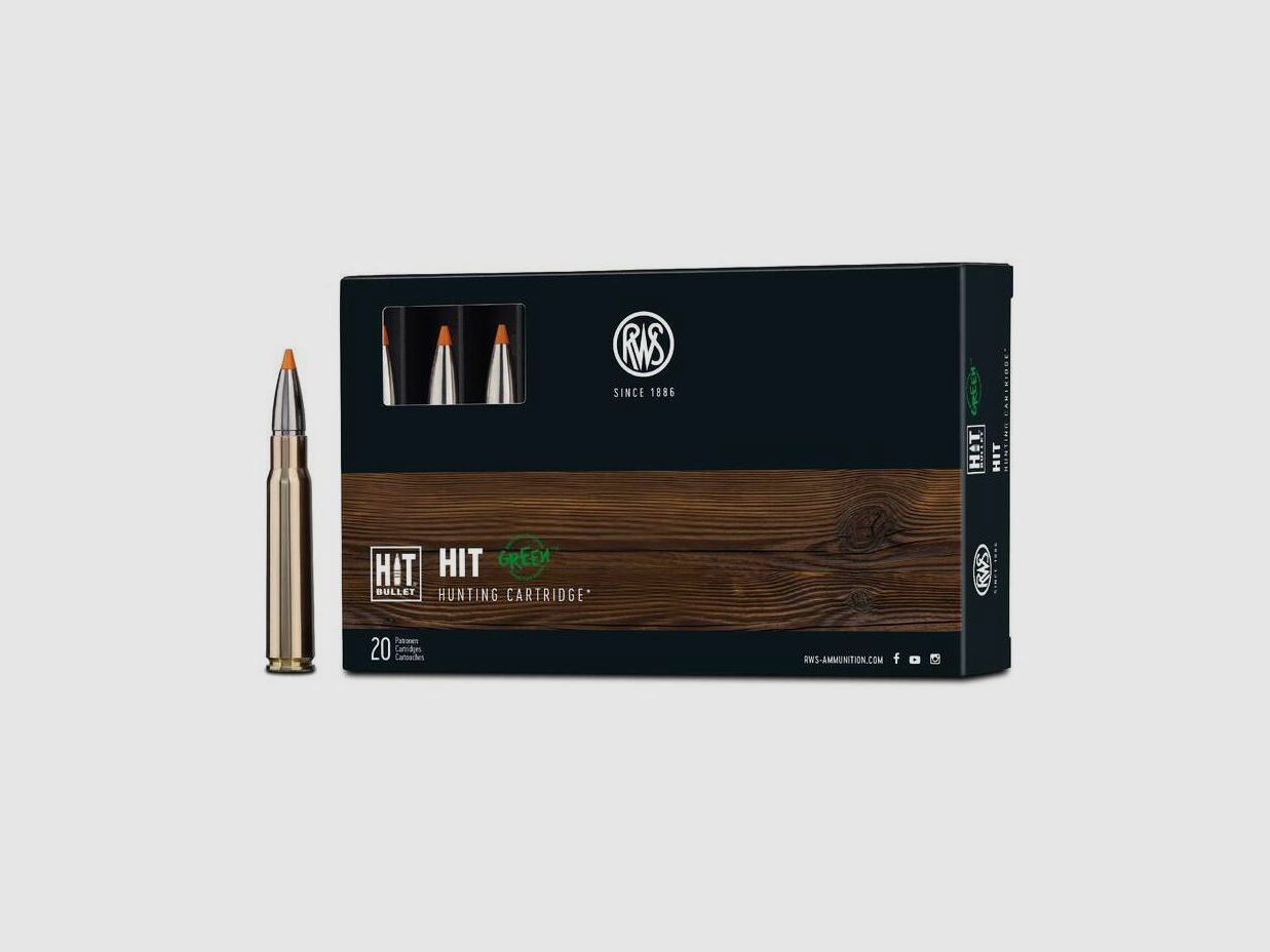 RWS 8×57 JS HIT 10,4g/160gr 20Stk