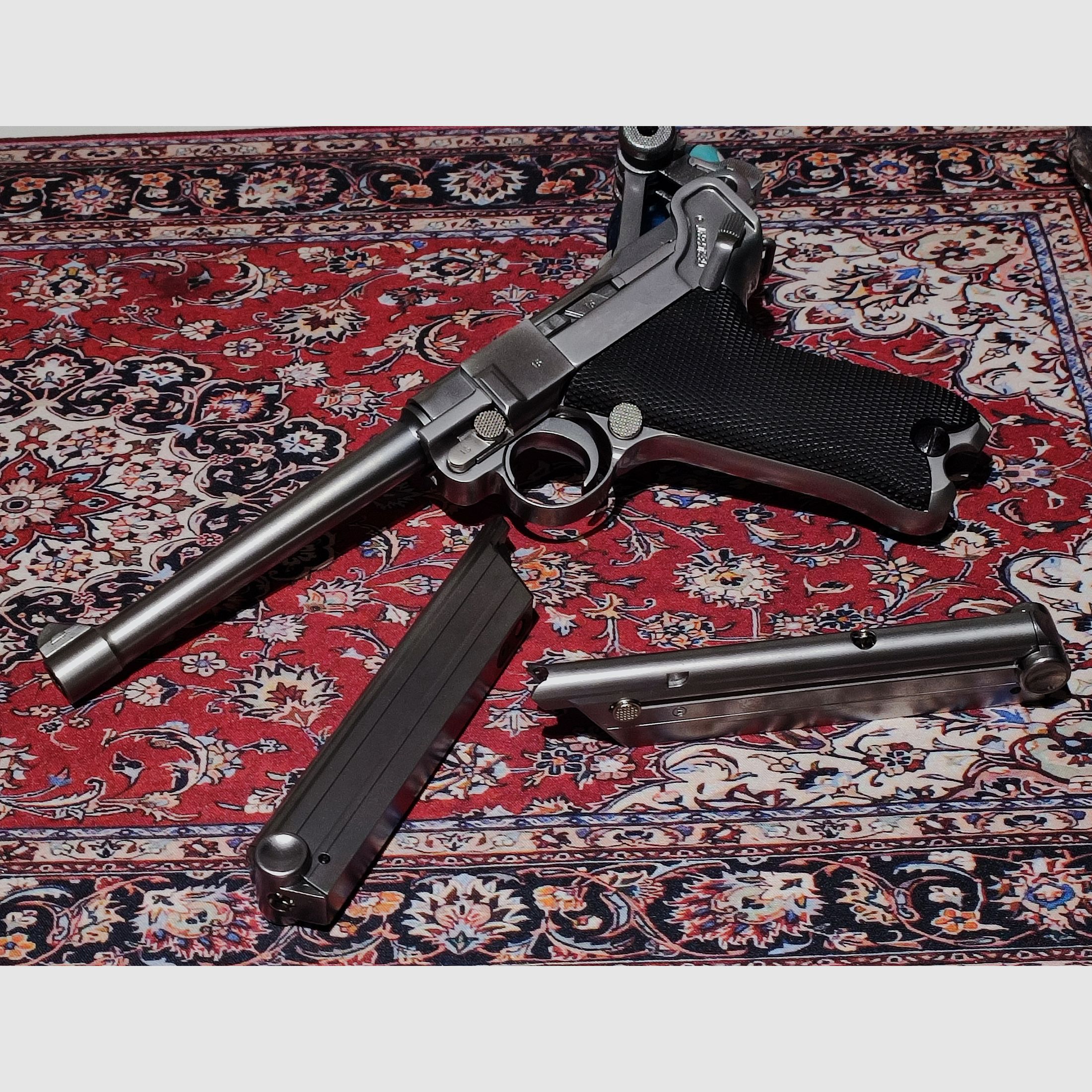 Wei ETech P08 Vollmetall GBB 6 - Zoll Version Acabado en cromo