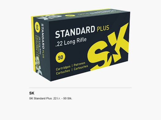 SK Standard Plus .22 l.r. – 50 Stk.
