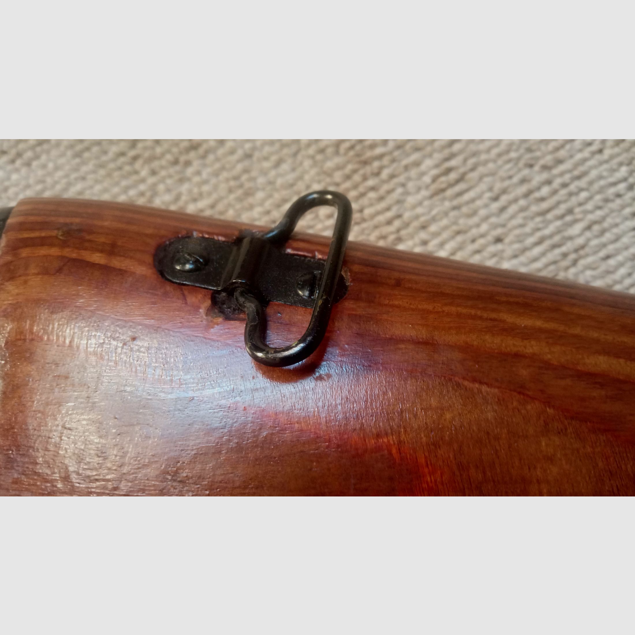 Russischer AK Holzschaft mit Adapter für Yunker Co2 Gewehr im AK74 Festschaft Look