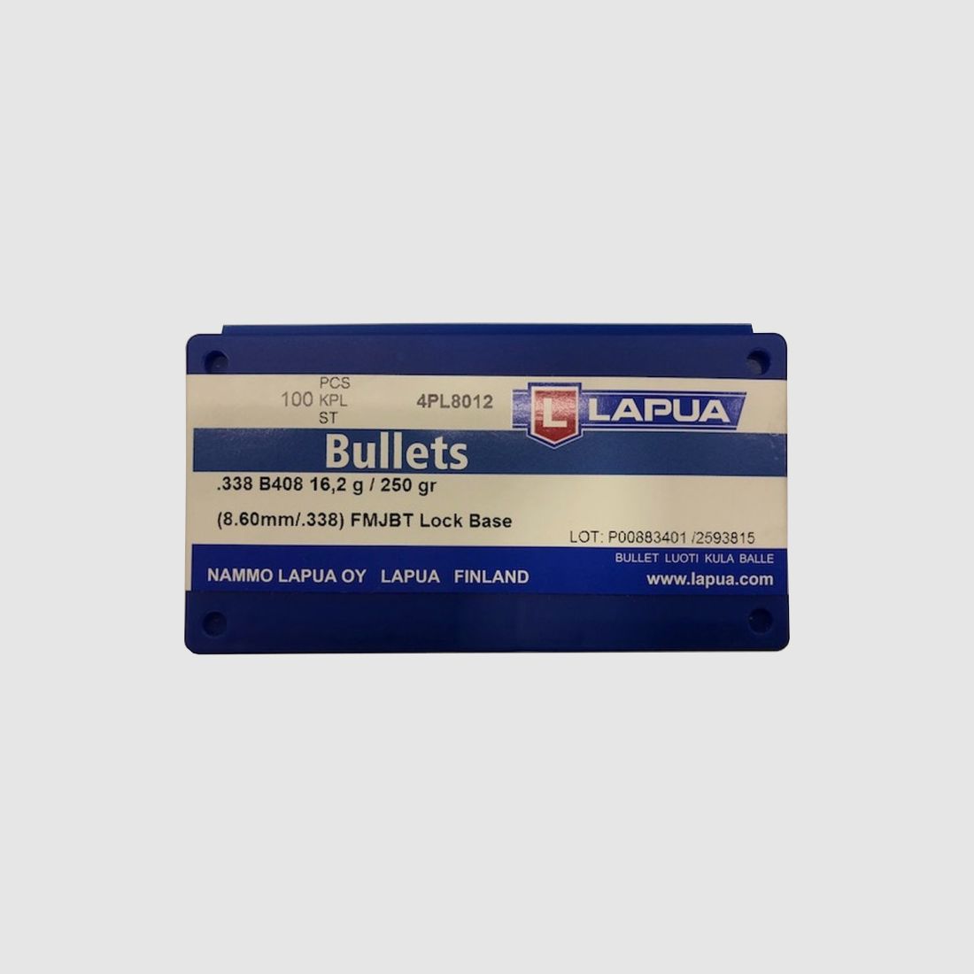 OGIVA LAPUA Kal. 338″ 250GR. FMJBT