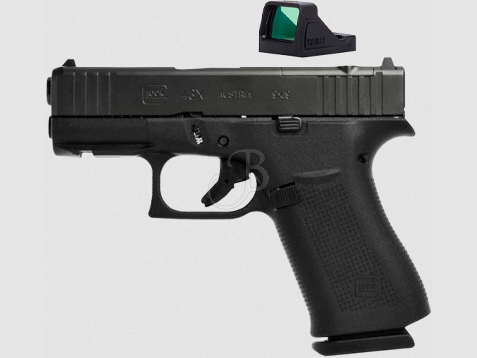 GLOCK 43X 9 LUGER + VIRIDIAN RFX11 1X16 -KIT