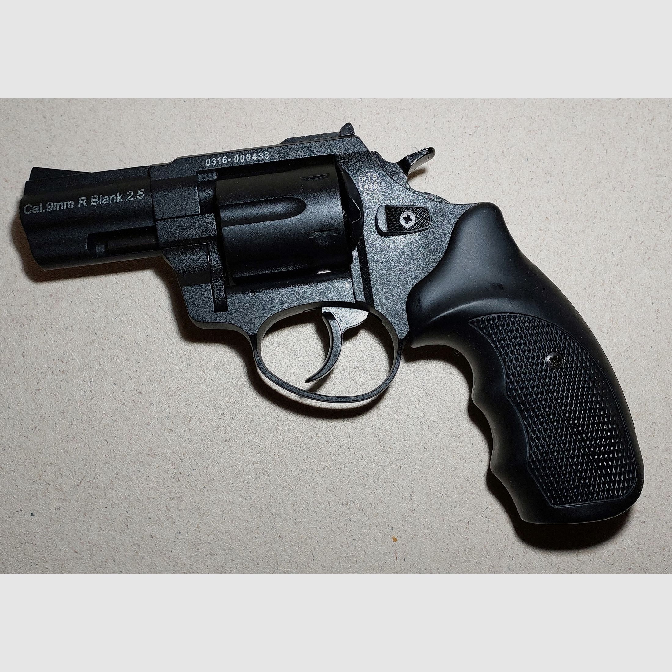 Zoraki R1 2,5 Zoll Revolver Kal. 9mm R.K. brüniert PTB 945 Stahltrommel