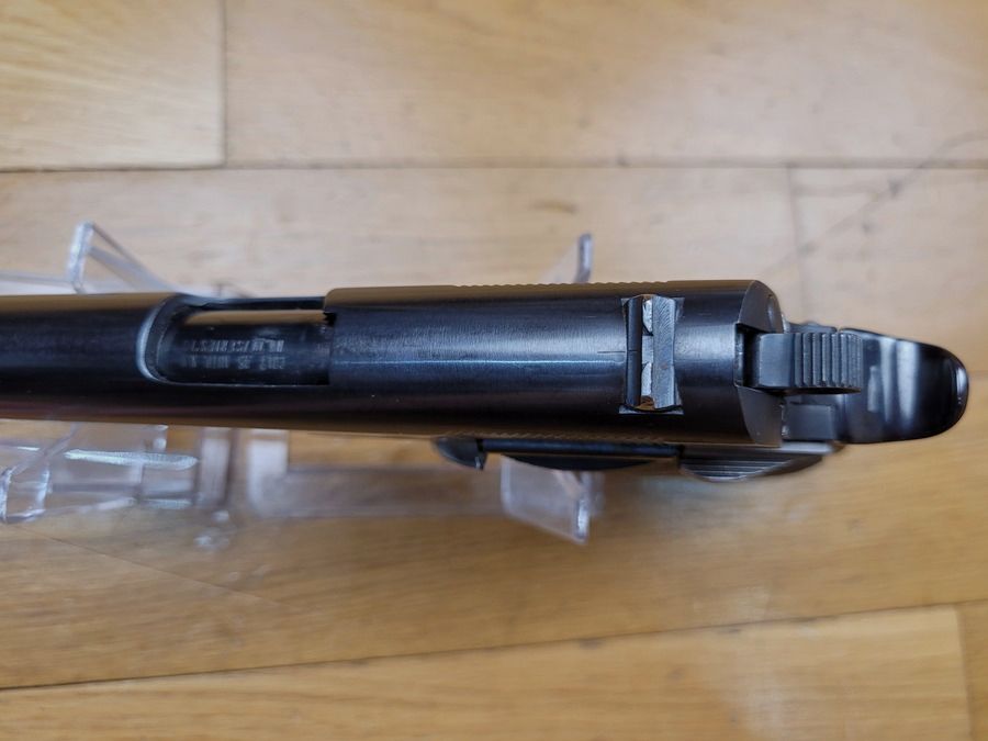 Rara Colt Commander 45 ACP – magnífico acabado Dual Tone Blue original – serie MK IV 70 – fabricada alrededor de 1982 – empuñaduras Pachmayr – cañón de 4 ¼ pulgadas – guardamonte cuadrado – gatillo ajustable – calidad Colt en su máxima expresión – TBE++, imagen 2 de 18
