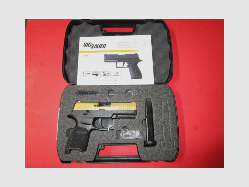 Sig Sauer P320 Gold, 9mm P.A.K.