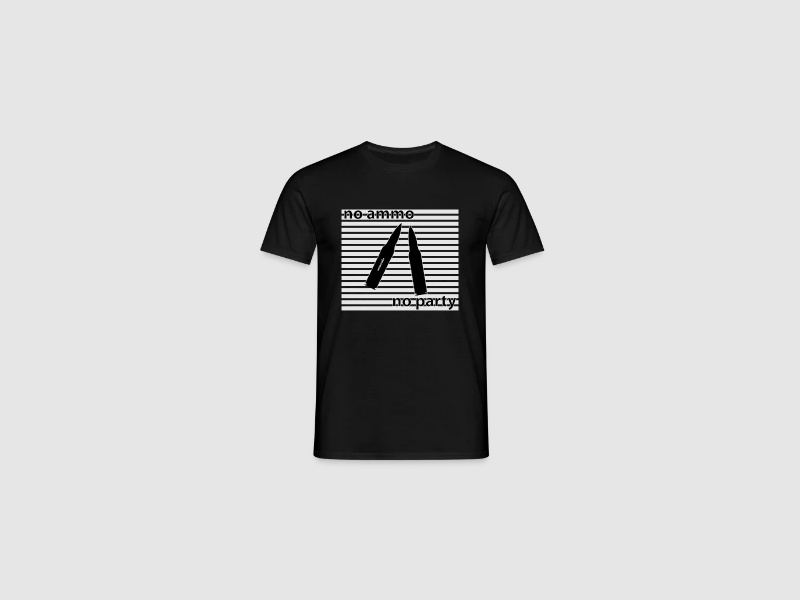 no ammo no party - Männer T-Shirt carolina blue