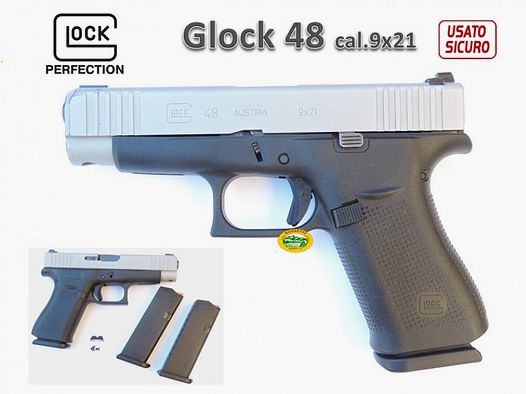 GLOCK 48 Silver cal.9x21 - used - R.16988