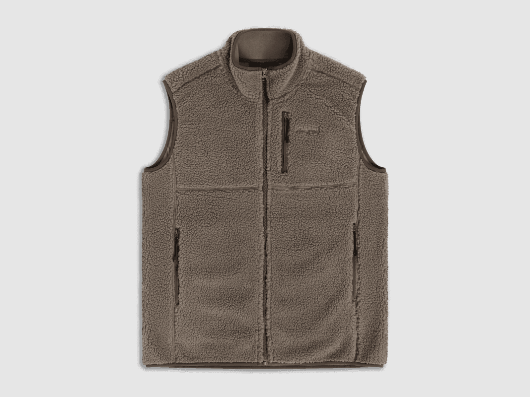 Bergans Lunnan Pile Fleece Chaleco Hombre Rock Taupe XXL