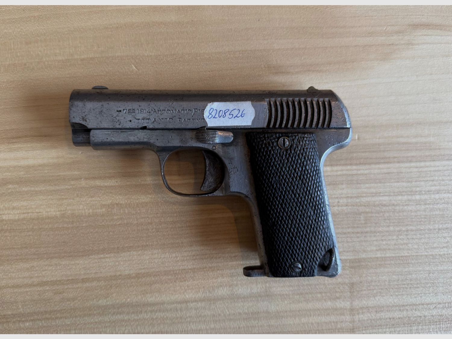 1914 Titanic Patent Kal. 7,65 Browning