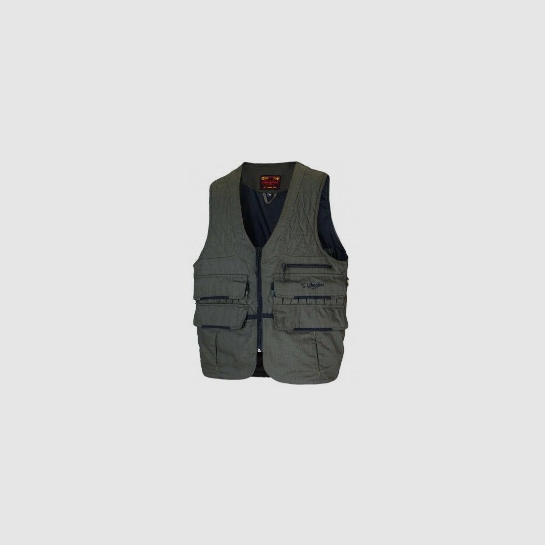 BENISPORT Vest Dubbele Tas Khaki Rip Stop «IRON»