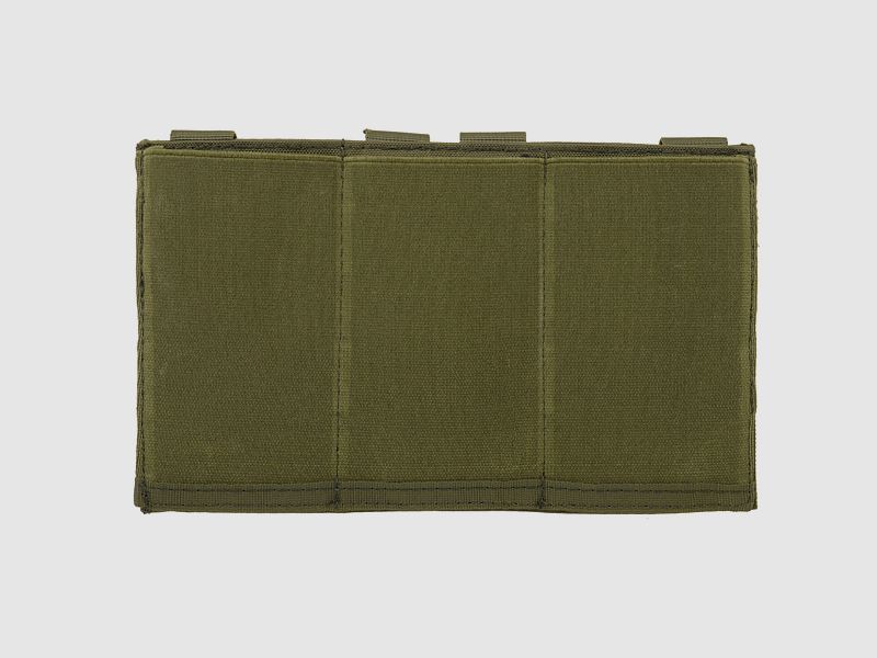Elastic Triple M4/M16 Magazine Pouch - Olive [8FIELDS]