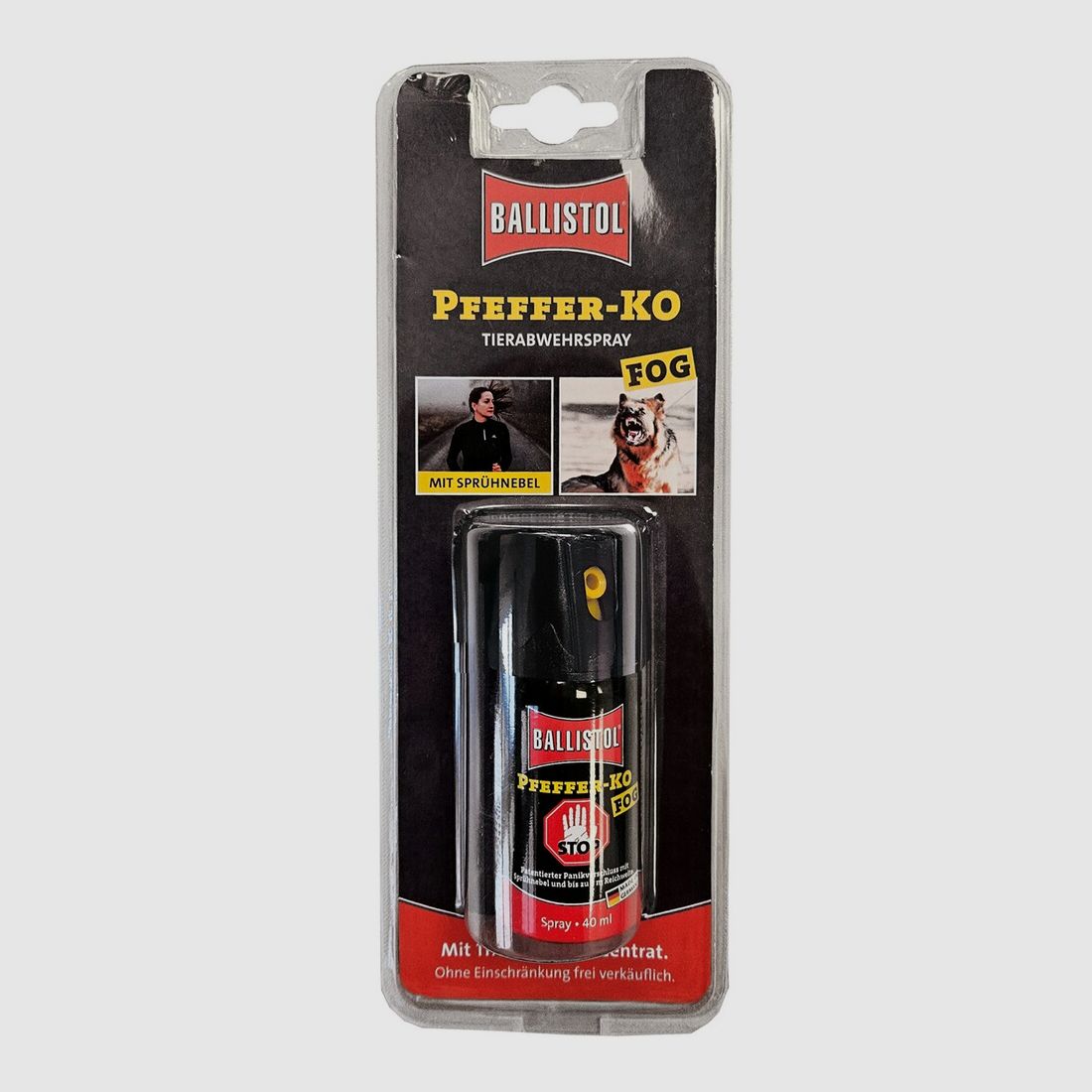BALLISTOL Pepper spray (CO2) (40ml), imagen 2 de 2