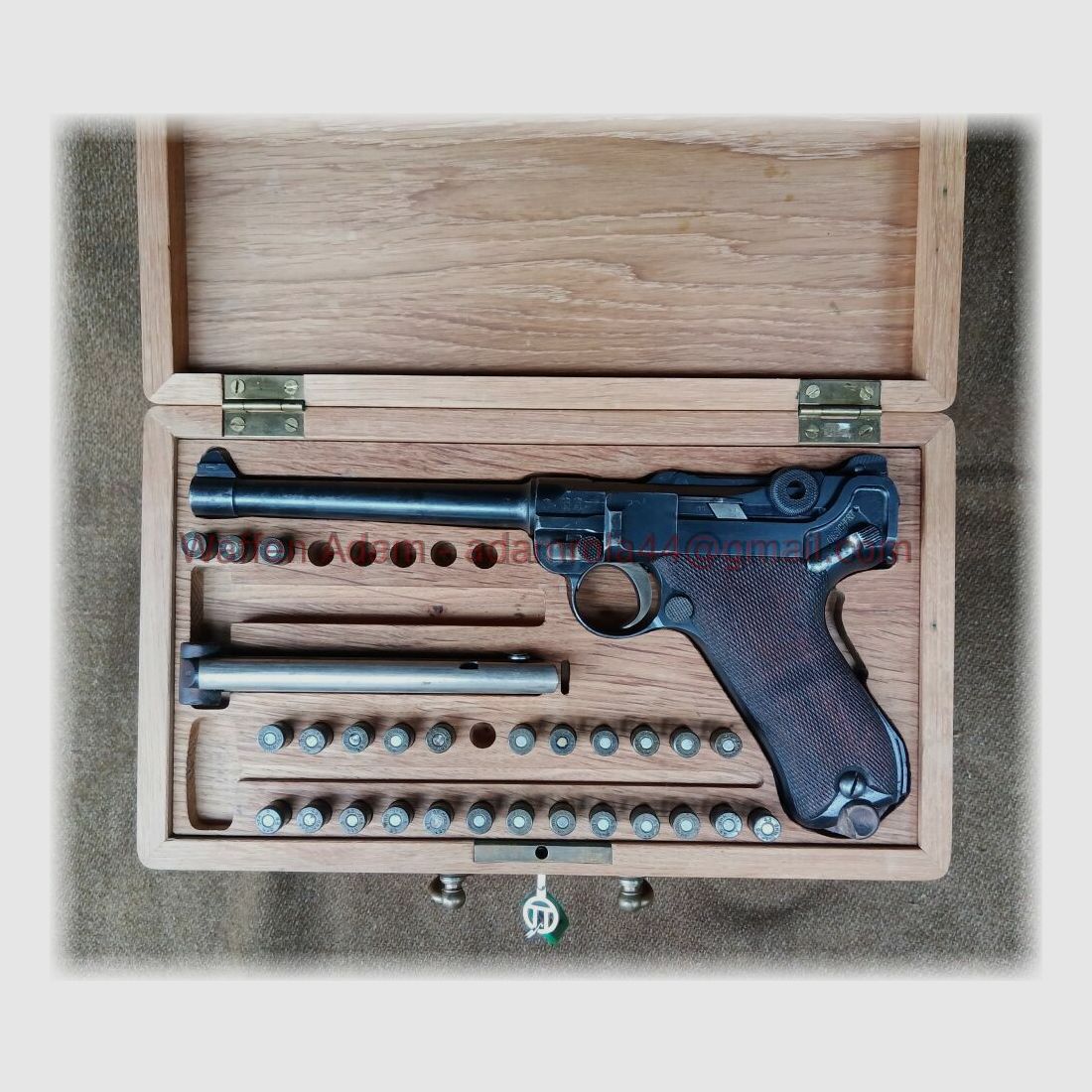 Fábricas de Armas y Municiones Alemanas Berlín Pistola P.04 Marine Luger Var.1908, imagen 1 de 5