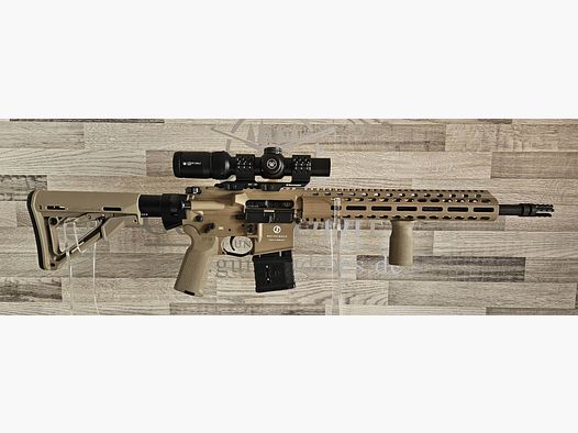 Schmeisser AR15 M4FL 14,5" FDE MAGPUL Kal. .223Rem met Vortex Strike Eagle - Nieuwe goederen van de vakhandel