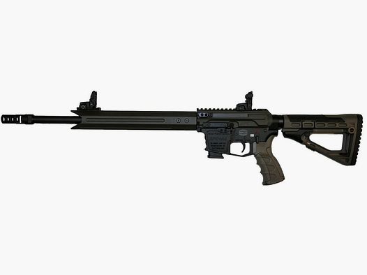 GWMH Selbstladebüchse GWMH SPC-SPORTER A4 17" (SWISS PISTOL CARBINE) OD-GREEN Kal.9x19 AR15 Glock Magazin