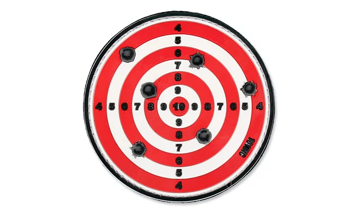 Naszywka 3D - Target - Czerwony - 101 Inc.