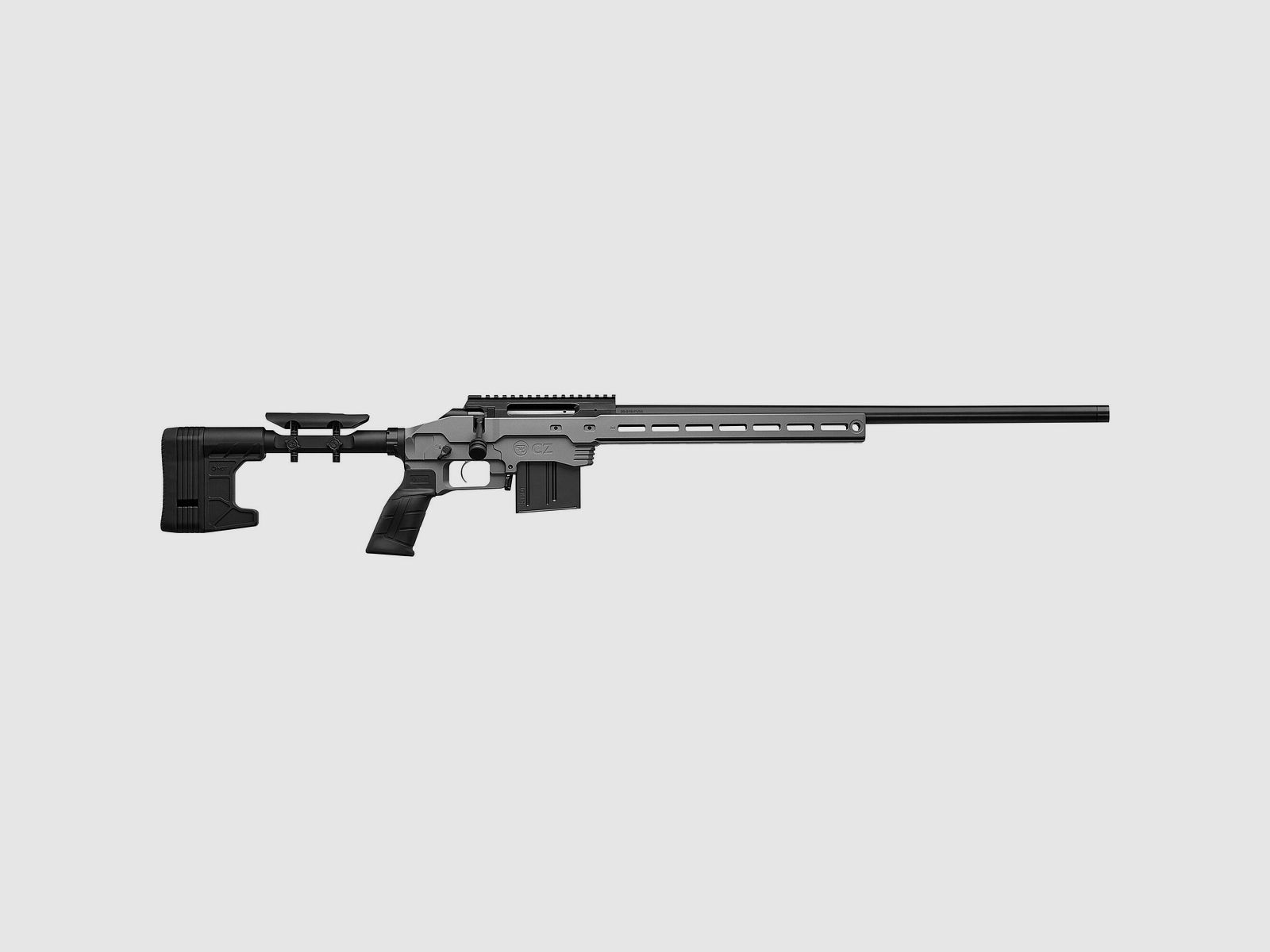CZ Rifle de repetición 600+ MDT Gris 6,5 Creedmoor