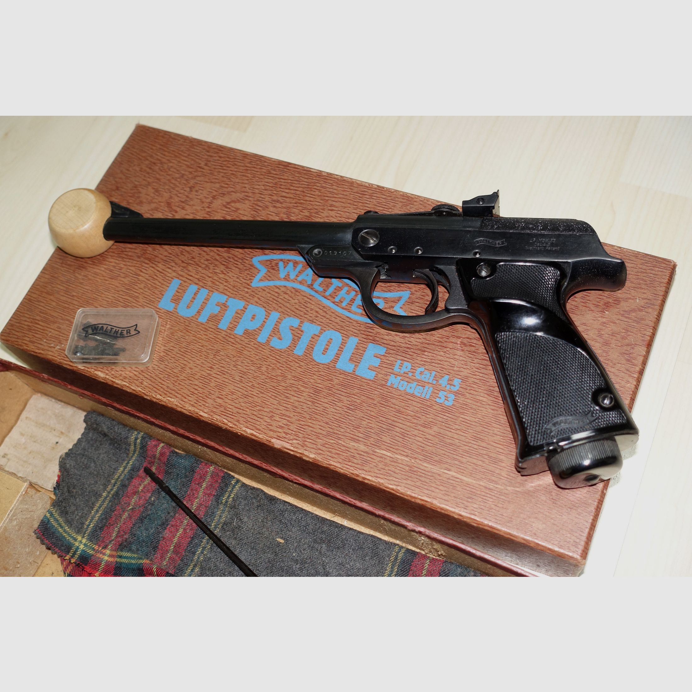 Wunderschöne 70 Jahre alte Walther LP53 / Bj. 1957 / Sammlerobjekt