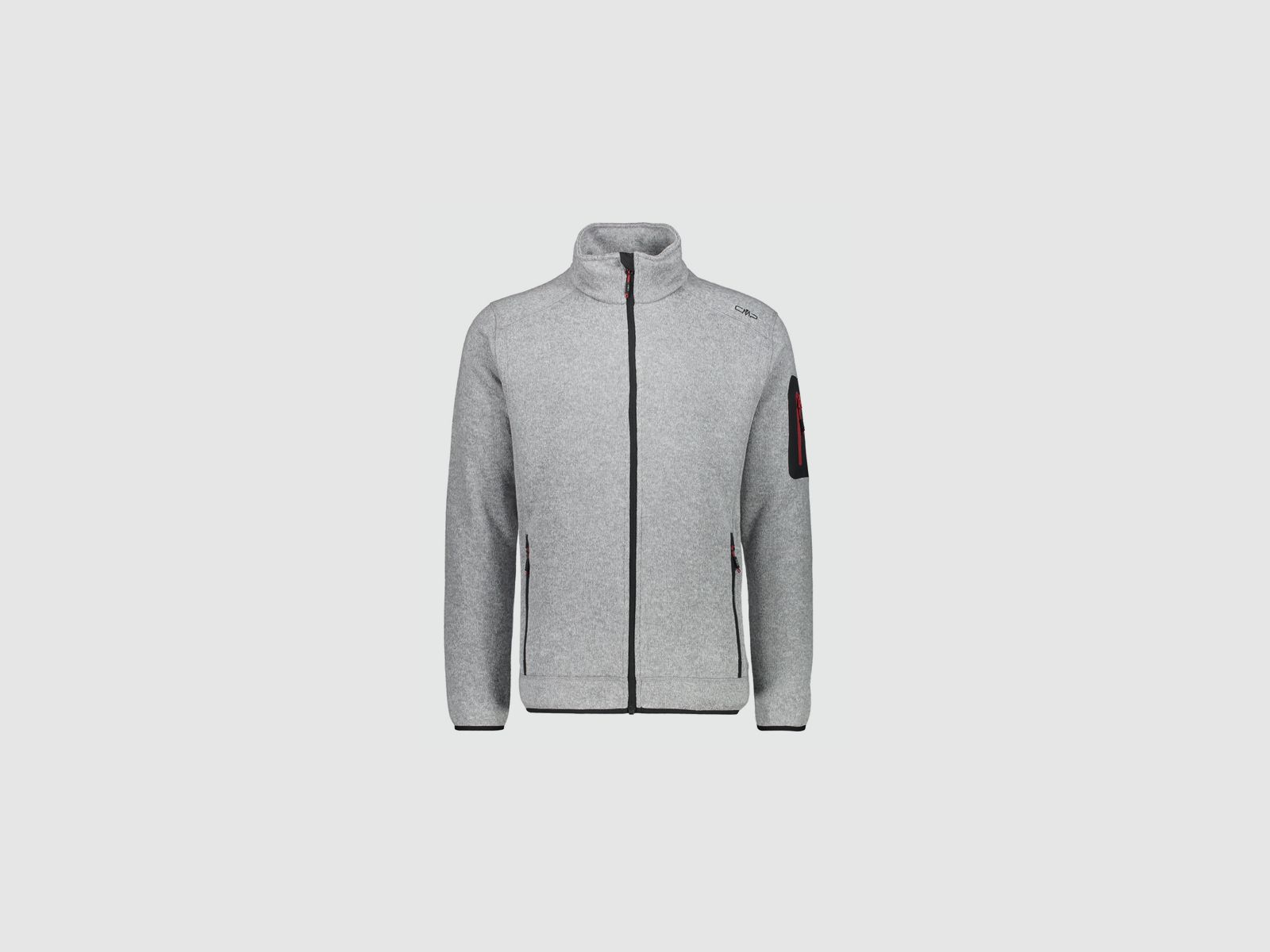 CMP Man Jacket Stickjacke Grau