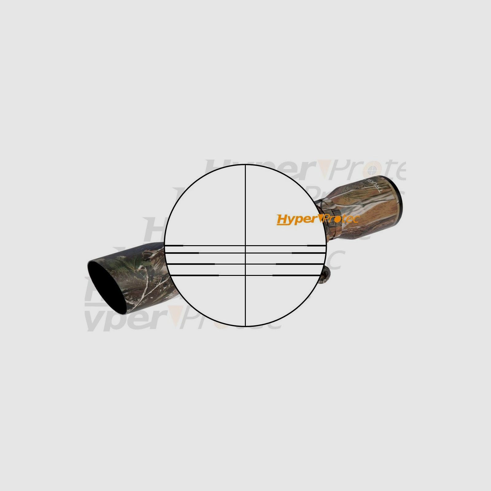 Ottica Truglo 4x32 camo con reticolo per balestra (11mm), immagine 3 di 3