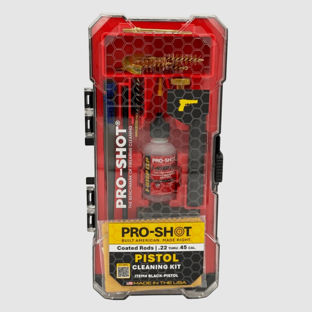 PRO SHOT COATED ROD CLASSIC PISTOL BOX KIT MULTI-CAL, image 1 sur 2