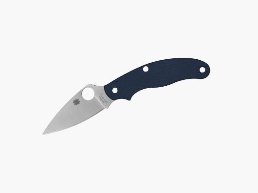 Spyderco UK Penknife Cobalt Blue G10 CPM-SPY27 PlainEdge